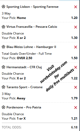 30th NOV FREE MULTIBET OF THE DAY